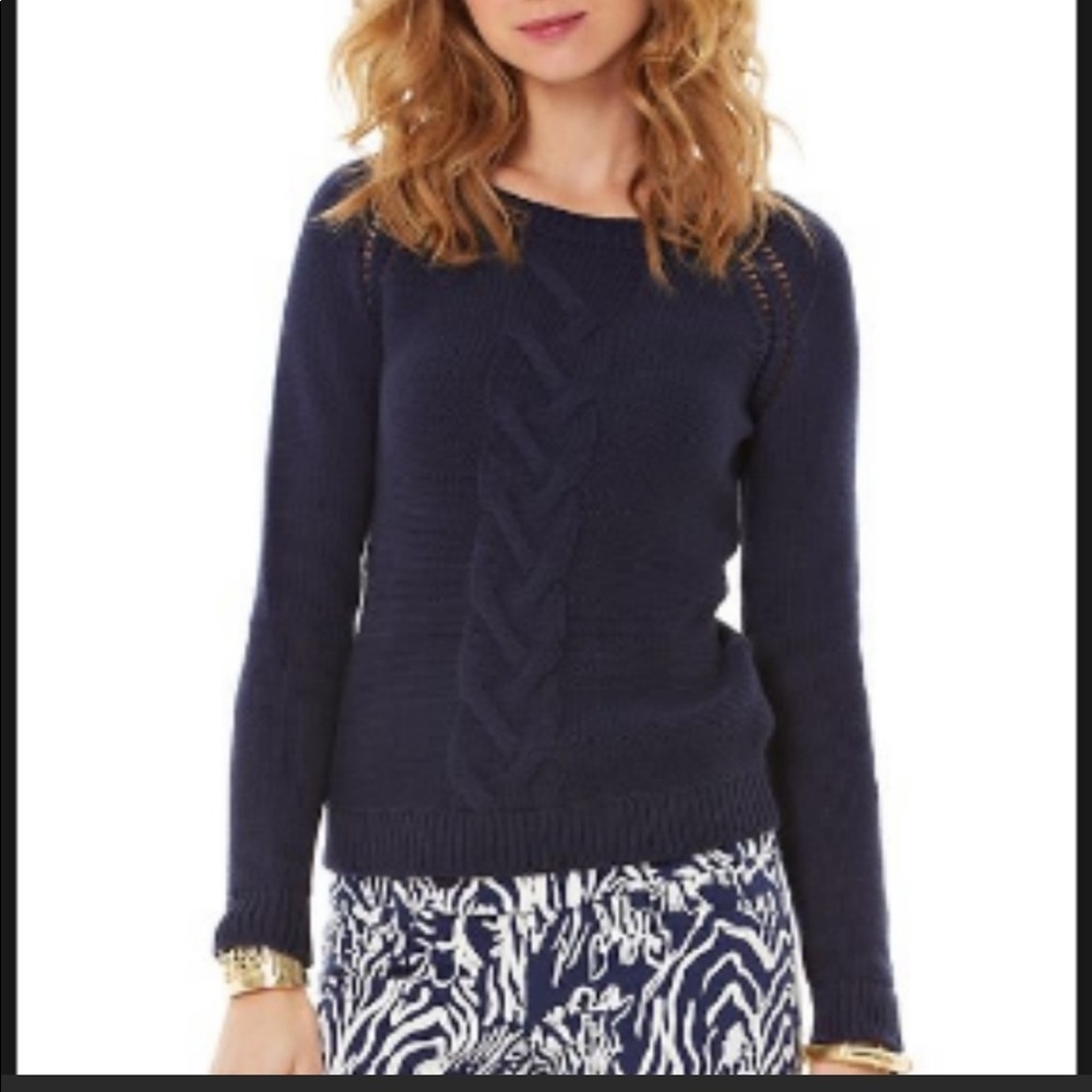 Lily Pulitzer Eileen Cable Knit Sweater